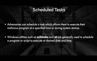 Understanding Malware Persistence Techniques by Monnappa K A
