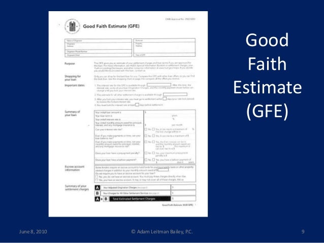 Understanding The New Real Estate Settlement Procedures Act Respa L