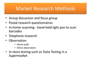 The Marketing Research Process
1. Set objectives
2. Define research Problem
3. Assess the value of the research
4. Constru...