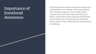 Understanding Mental Health and Emotional Wellbeing in Modern Life | PDF