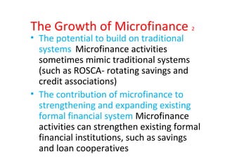 Understanding microfinance bank and clients | PPT