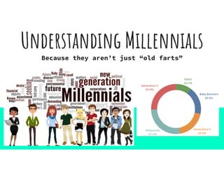 Understanding Millennials
Because they aren’t just “old farts”
 