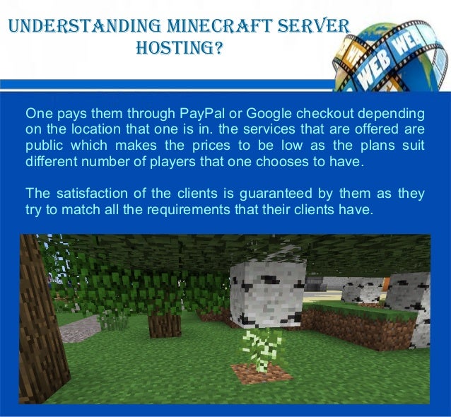 Understanding minecraft server hosting