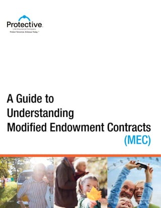 A Guide to
Understanding
Modified Endowment Contracts
                      (MEC)



PLC.6177   (02.12)
 