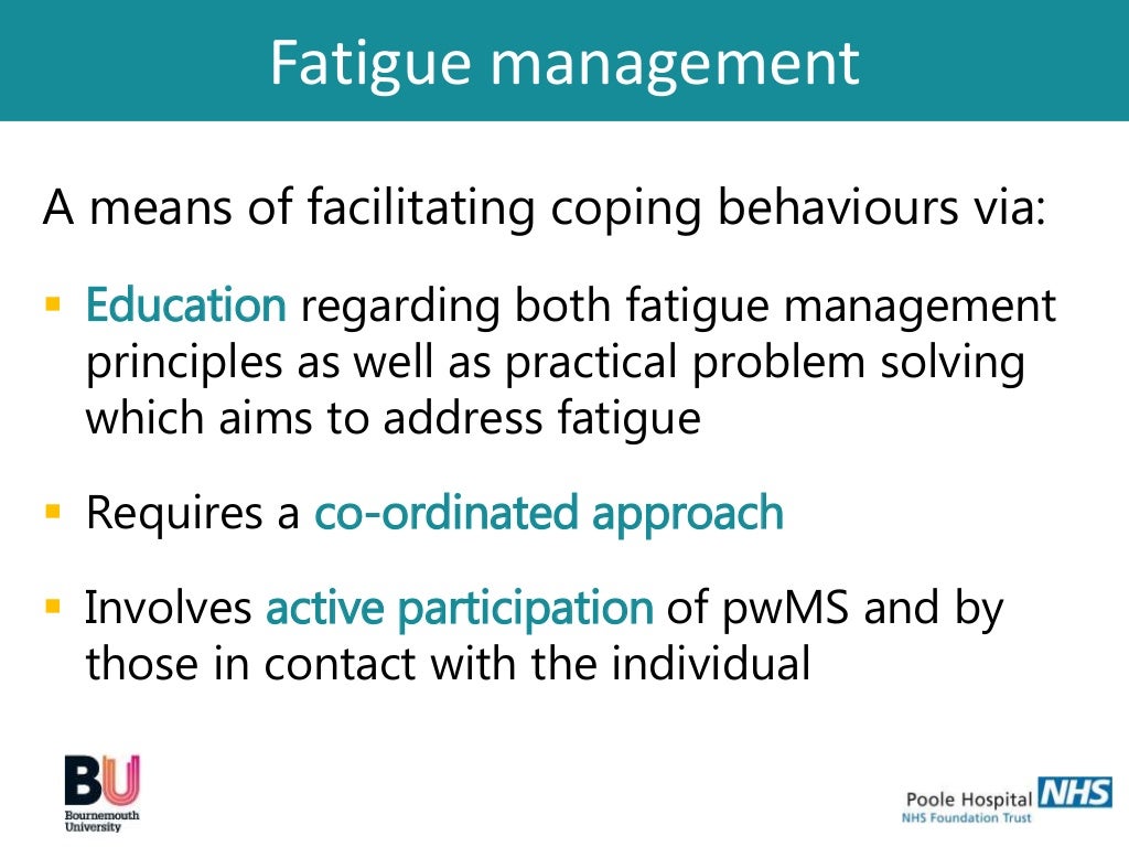 Understanding fatigue and an introduction to the FACETS programme