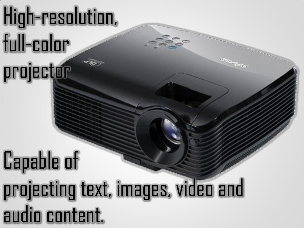 Understanding multimedia projectors.