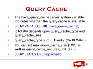 Understanding MySql locking issues | PPT