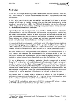 Understanding NFV Management and Orchestration | PDF