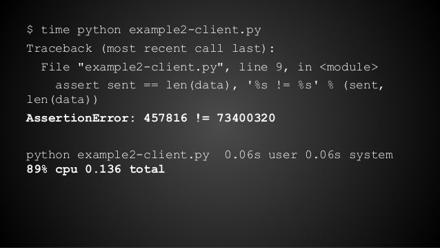Understanding Non Blocking I/O with Python