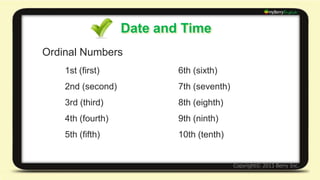 Understanding numbers - 数字を理解する | PPTX