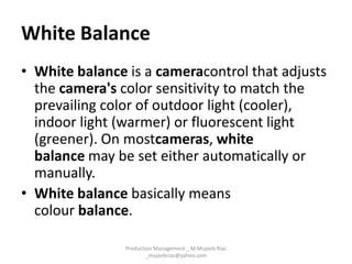 Understanding of Camera and Photography Basics | PDF