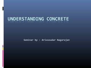 Seminar by : Arivusudar NagarajanSeminar by : Arivusudar Nagarajan
 