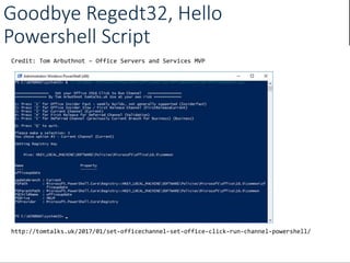 Goodbye Regedt32, Hello
Powershell Script
 