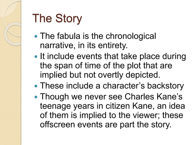 Understanding of narrative structure | PPT