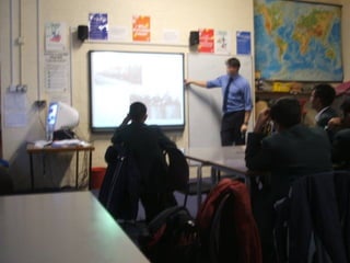 The environment and social dynamics




The environment had a significant
 impact on how the site was
 used.

The class dynamic within the
 different groups contributed to
 how much the students learned.
 