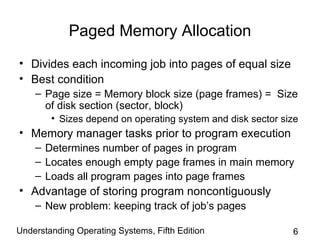 Understanding operating systems 5th ed ch03 | PPT