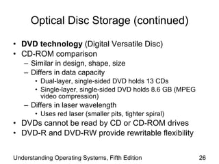 Understanding operating systems 5th ed ch07 | PPT