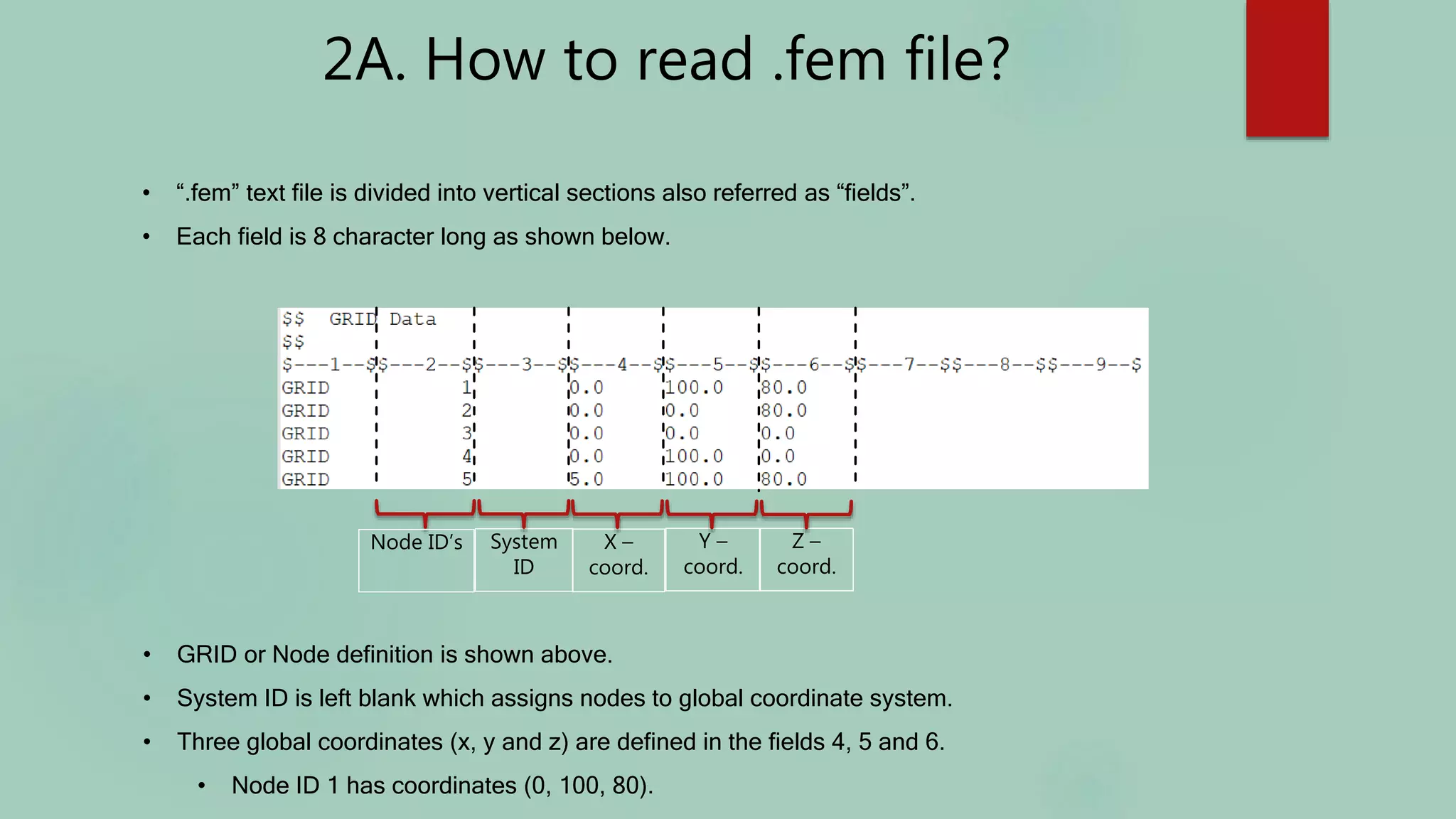 Understanding optistruct & LS-Dyna files using text editor | PPTX