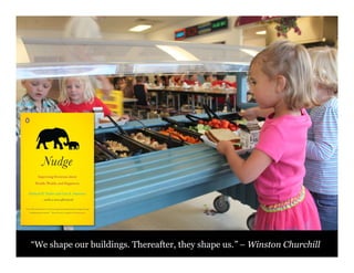 “We shape our buildings. Thereafter, they shape us.” – Winston Churchill 
 