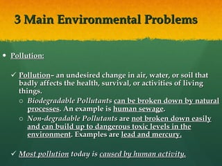 Understanding Our Environment