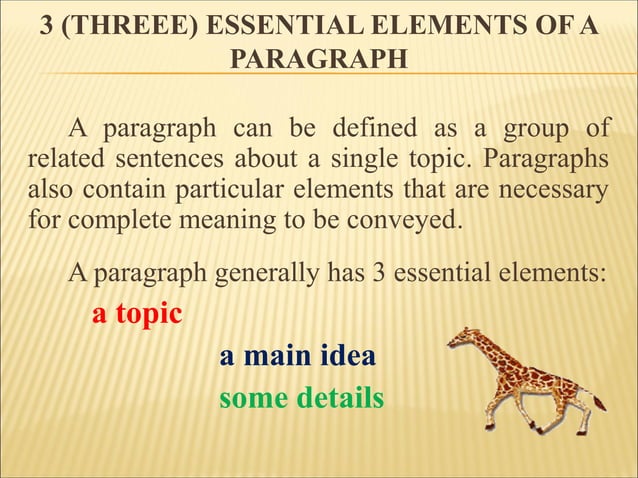 Understanding Paragraphs Part 1 | PPT | College Planning | College ...