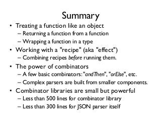 Understanding parser combinators