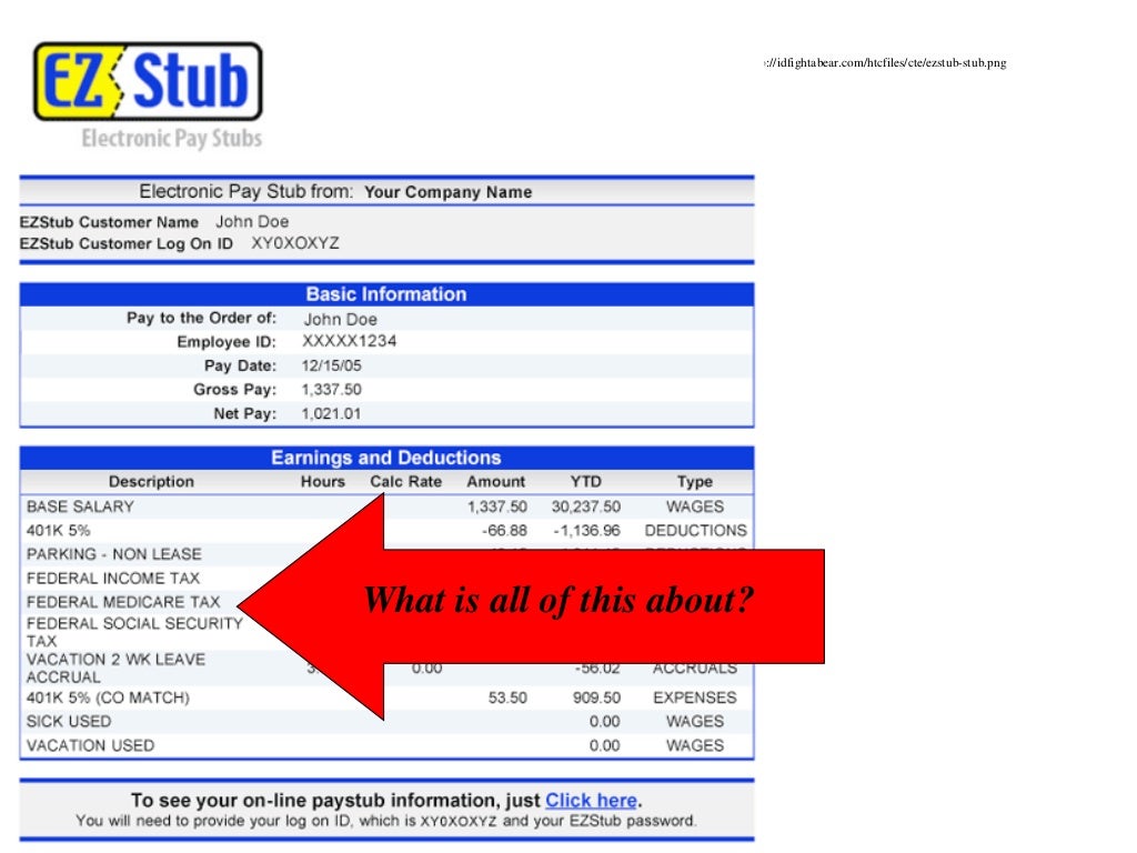 *Understanding Paychecks