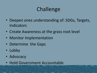 Understanding post mdg process leading to sdg | PPTX