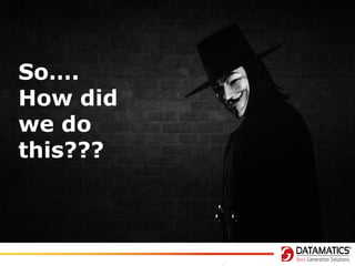 So….
How did
we do
this???

 