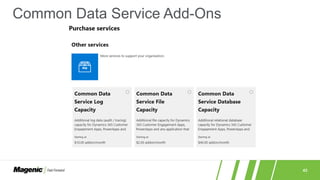 43
Common Data Service Add-Ons
 