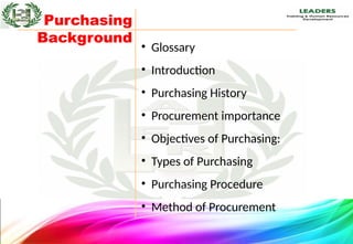 Purchasing Introduction Understanding Procurement Strategies.pptx Your score increases as you ...
