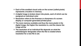 Pixel structure in raster graphics