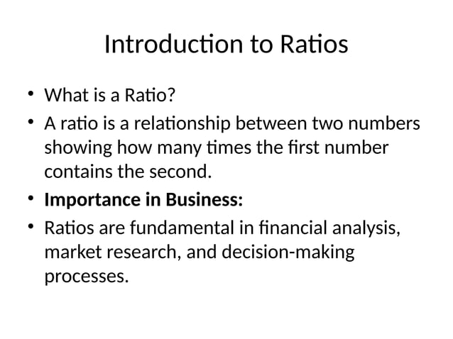 Basics of Ratio and proportion- powerpoint presentation | PPTX ...