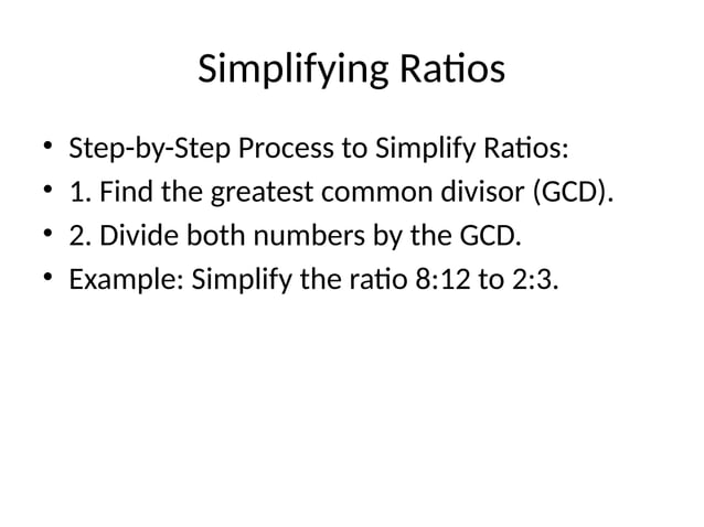 Basics of Ratio and proportion- powerpoint presentation | PPTX ...