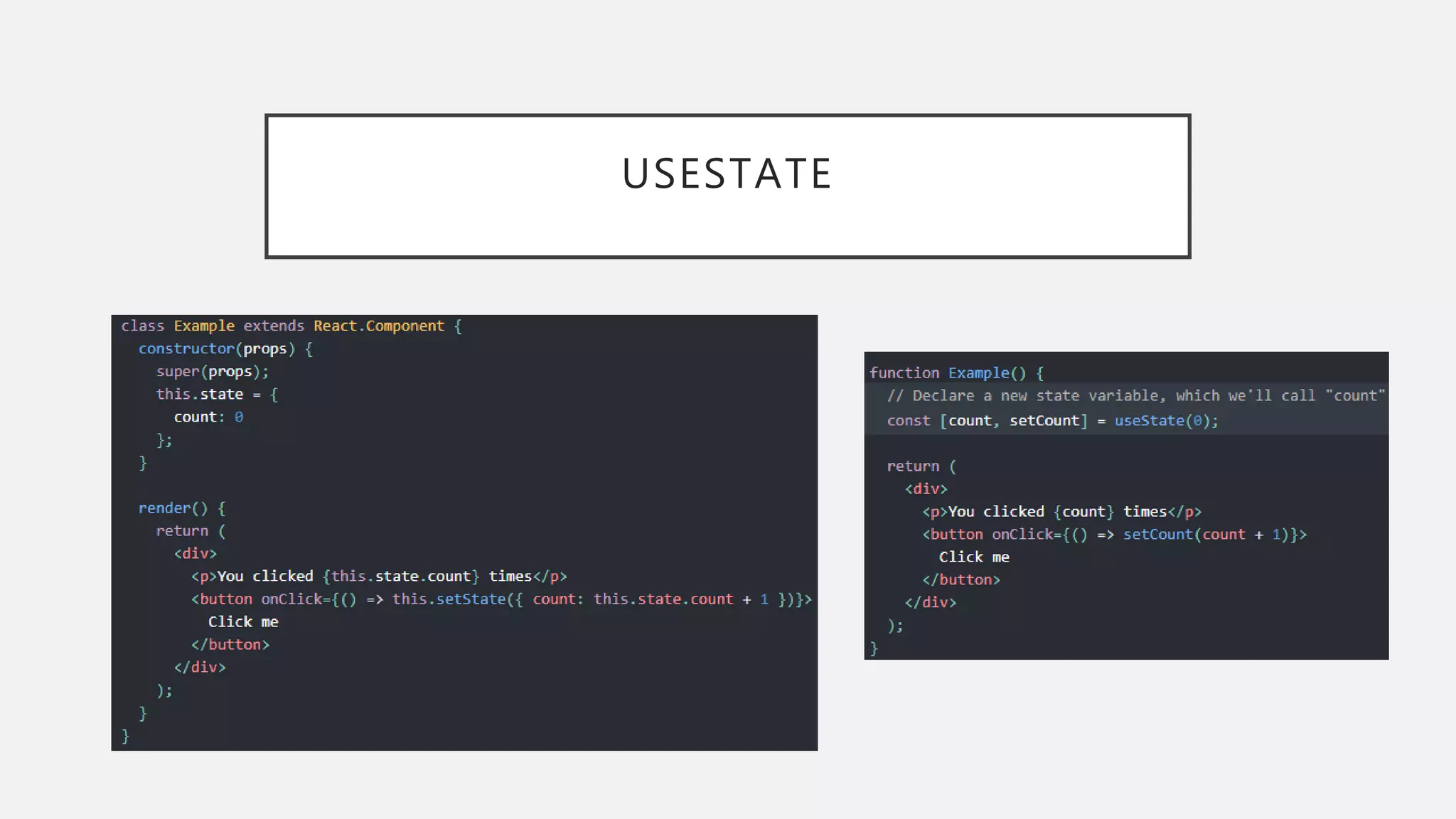 USESTATE
 