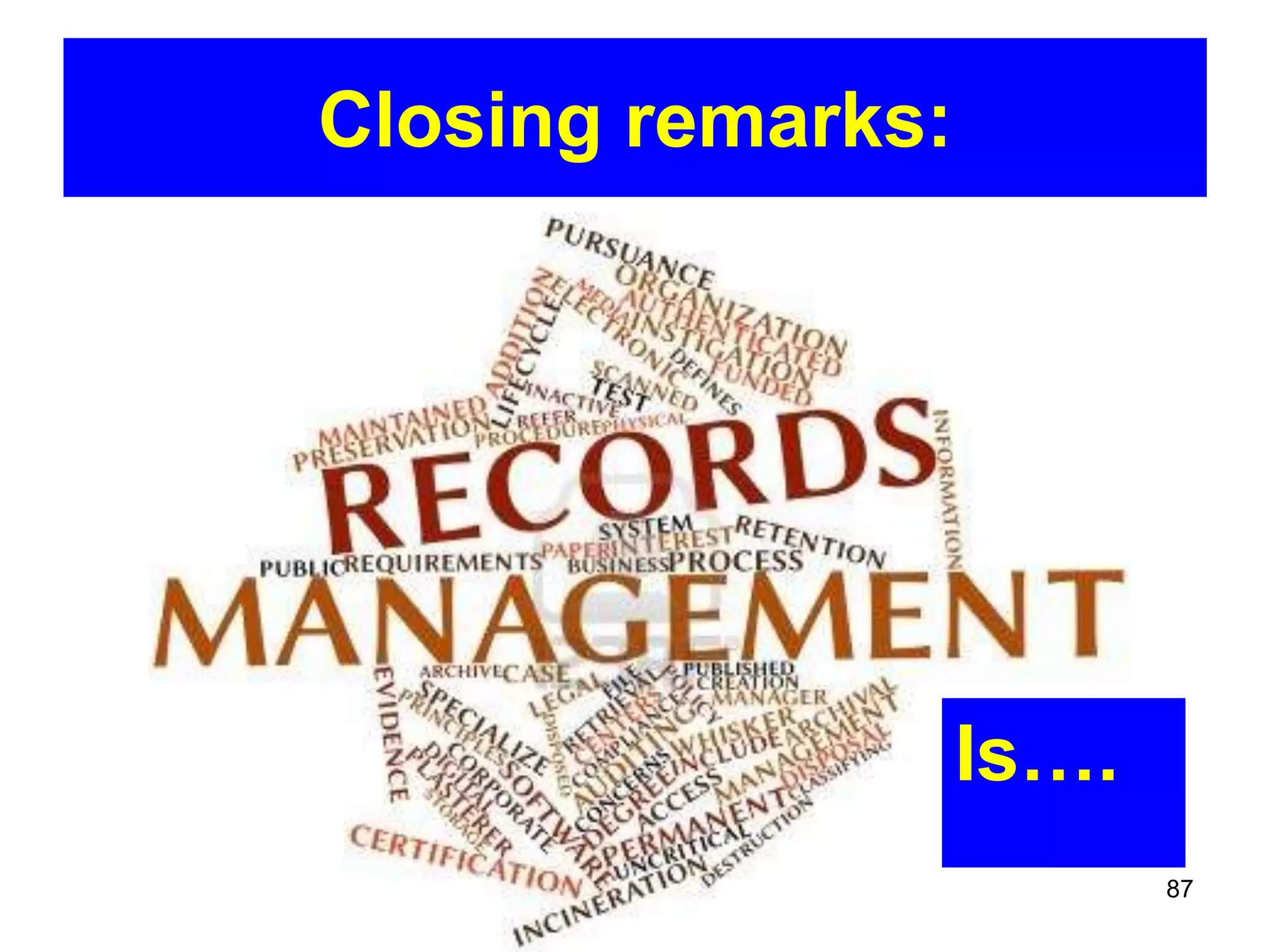 Closing remarks: 
Is…. 
Fe Angela M. Verzosa 87 
 