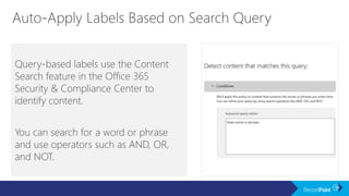 Understanding Records Management in Office 365 | PPTX