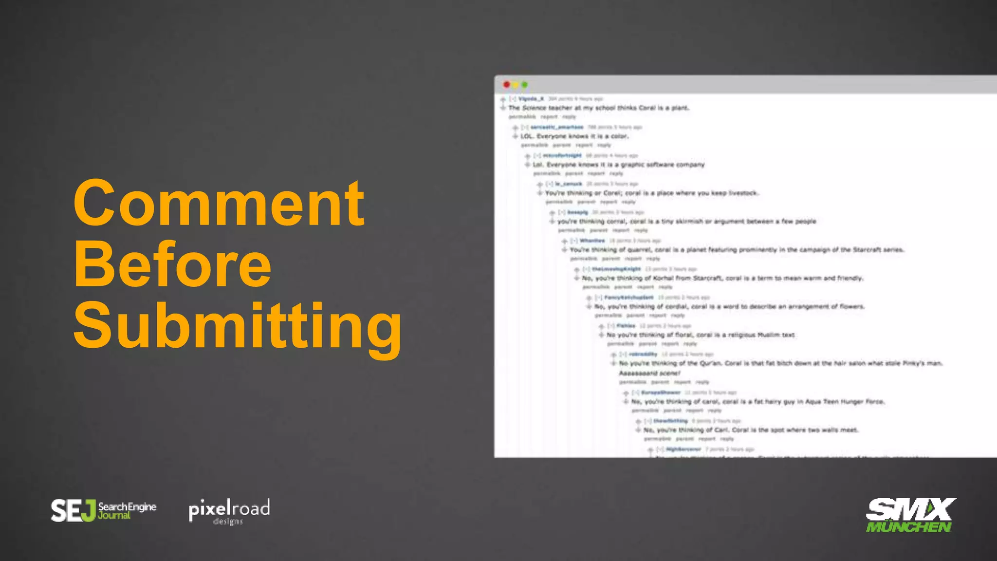Comment
Before
Submitting
 