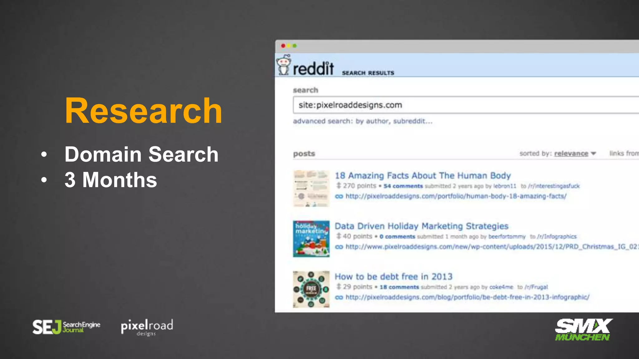 • Domain Search
• 3 Months
Research
 