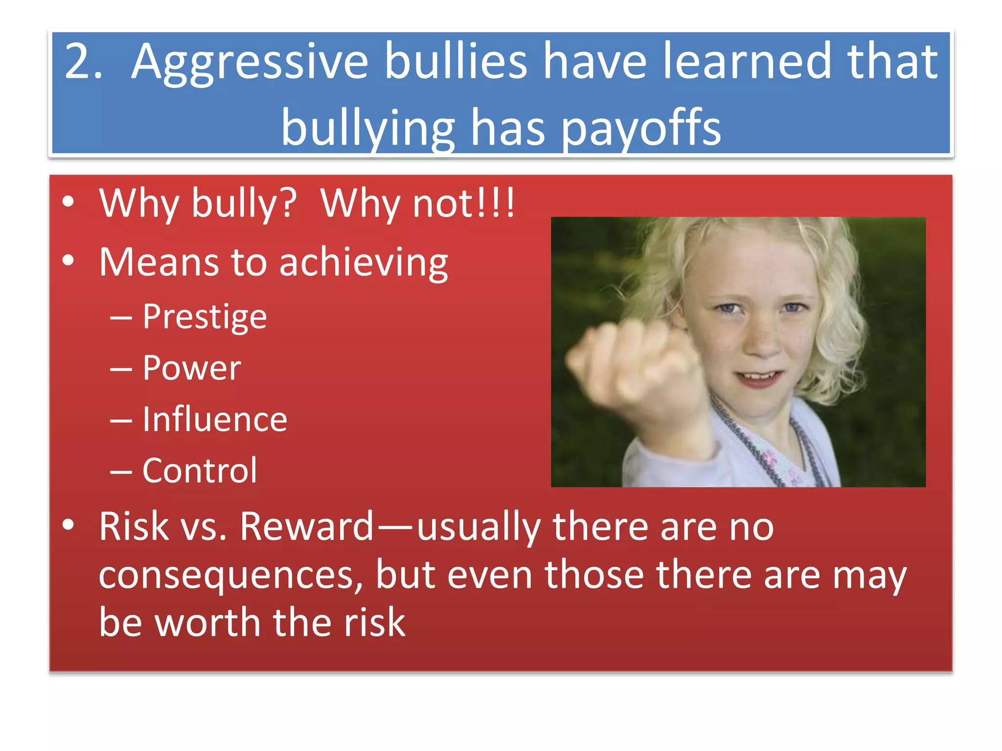 Why Am I An Easy Target For Bullies Understanding & Responding to Bullying Part II | PPT