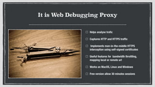 Usint Charles Proxy to understand REST | PDF
