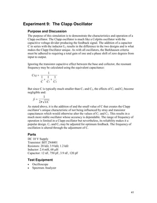 Simulation Clapp Understanding rf circuits with multisim 10 | PDF