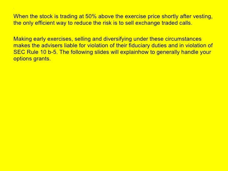 Understanding employee stock options