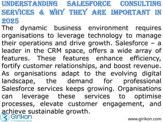 Understanding Salesforce Consulting Services & Why They Are Important ...