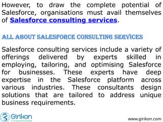 Understanding Salesforce Consulting Services & Why They Are Important ...