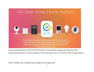 Understanding Samsung SmartThings from Patents