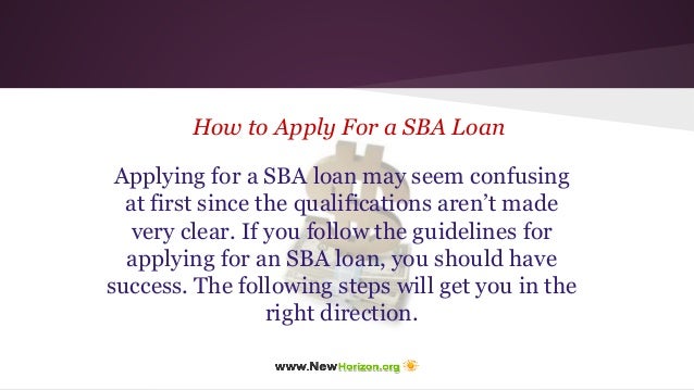 Understanding SBA Financing