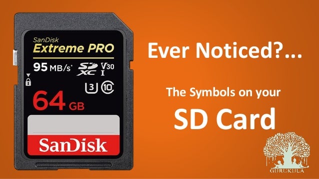 Understanding the Symbols on SD Cards - Explainer