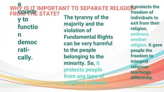 Understanding secularism | PPTX