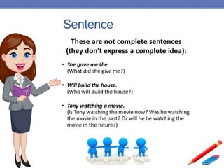Sentence
 